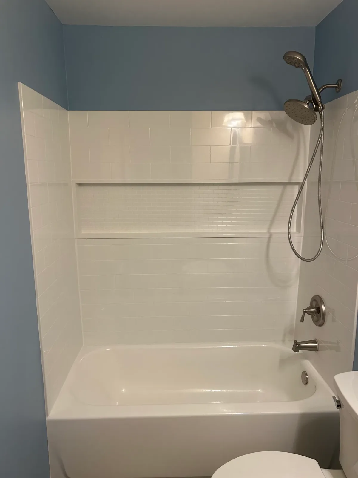 Tub, Surround and Vanity Bathroom Renovation, after