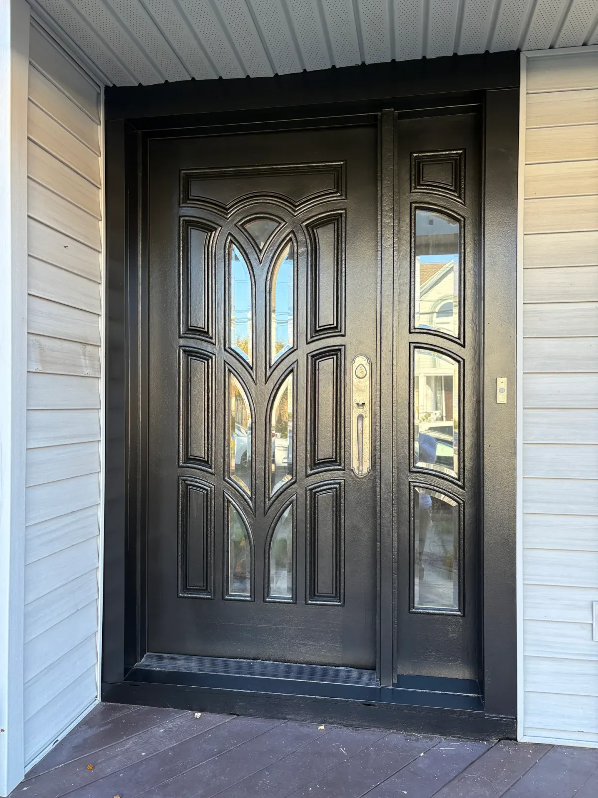 Front Entry Door Refinishing