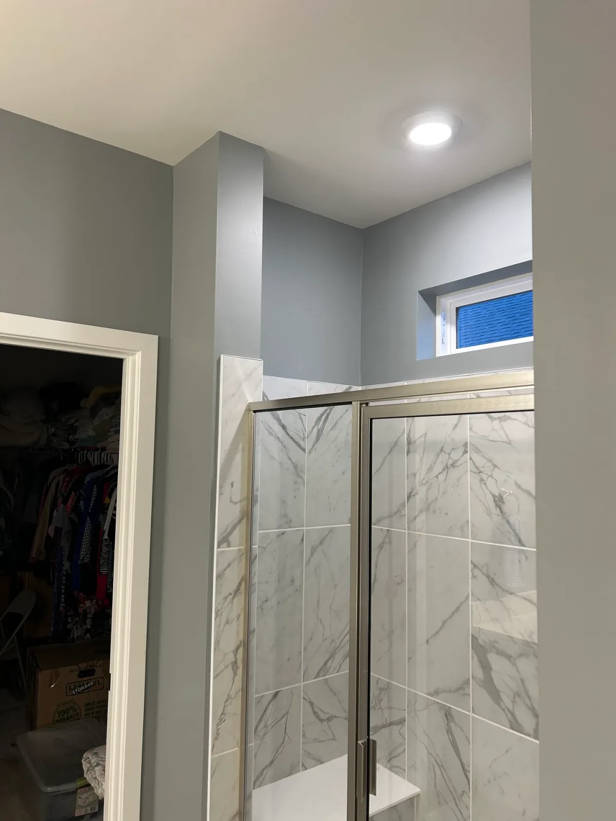 New-Construction Master Bathroom Painting, after